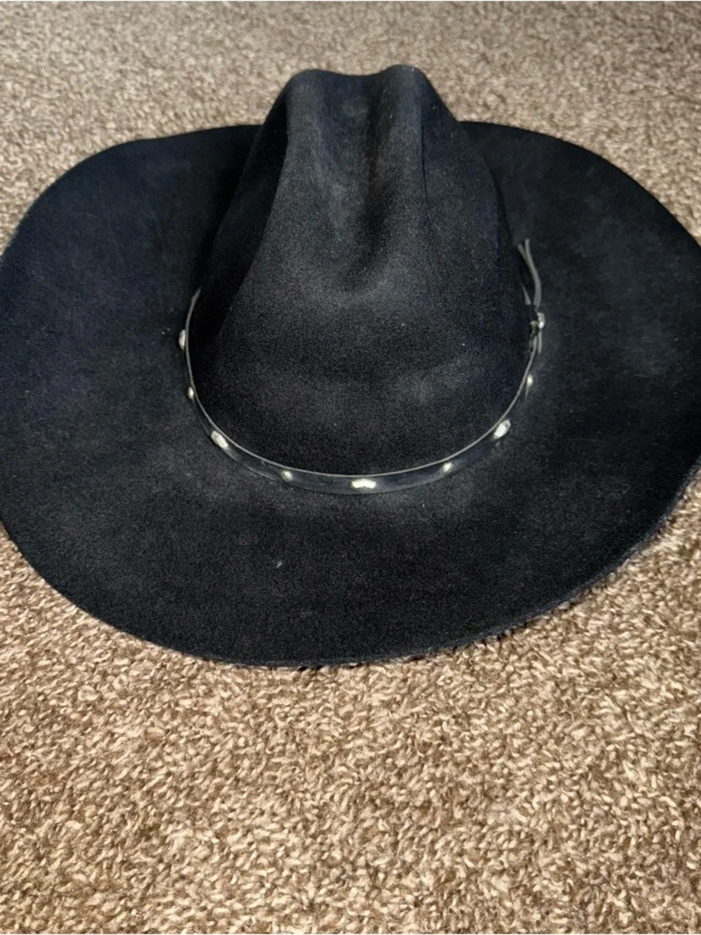 Black Stallion by Stetson Cowboy Hat Sz XX - Picture 15 of 16
